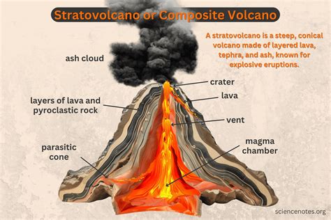 Stratovolcano or Composite Volcano - Definition and Examples