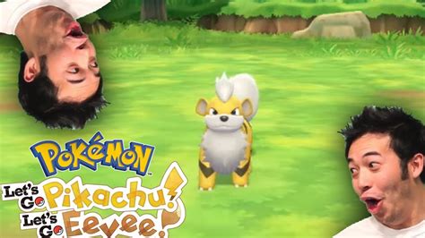 SHINY FUKANO GROWLITHE REACTION POKÉMON LET S GO EVOLI PIKACHU YouTube