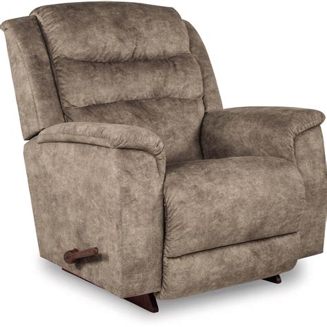 La Z Boy Redwood Lrr1077662 Casual Big And Tall Rocker Recliner With Pillow Arms Godby Home