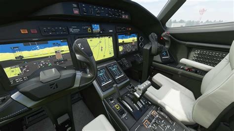 Cessna Longitude Lightened Cockpit Microsoft Flight Simulator 2020 Mod