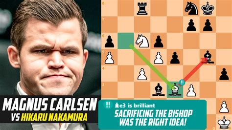 INCREDIBLE GAME MAGNUS CARLSEN VS HIKARU NAKAMURA Chess Tour Finals