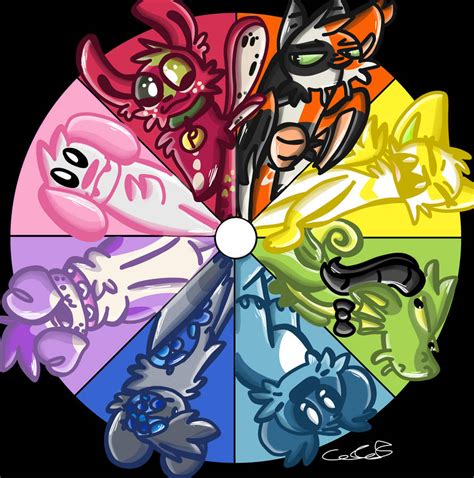 Character Color wheel 1 by CalicoCreations5 on DeviantArt