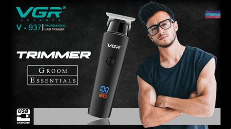 VGR V 937 Professional Hair Trimmer With LED Display Runtime 500 Min