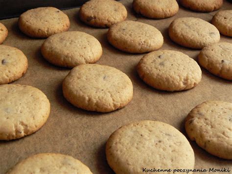 Kuchenne Poczynania Moniki Ciasteczka Orzechowe Z Czekolad