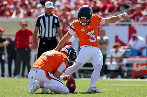 Denver Broncos Kicker Wil Lutz Named Afc Special Teams Player Of The