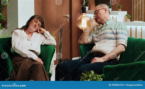 Tired Old People Falling Asleep On Sofa Stock Footage Video Of Asleep