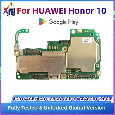 Original Unlocked Motherboard For HUAWEI Honor 10 Honor10 Mainboard