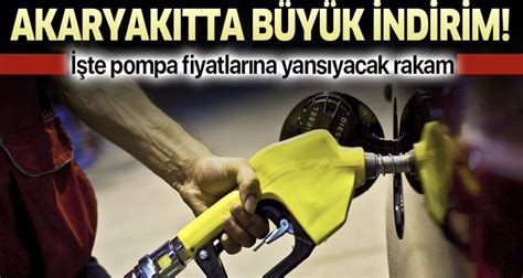 Son Dakika Benzin Ve Motorine B Y K Indirim Geliyor