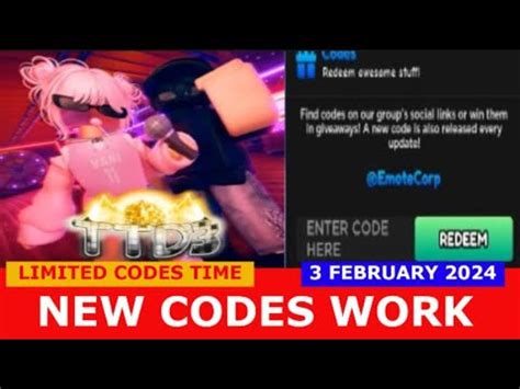 Ttd Update Codes Just Go Free Ugc Free Token In Codes Ttd