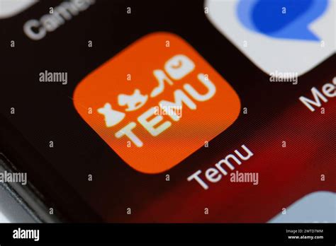 Temu App Logo Hi Res Stock Photography And Images Alamy