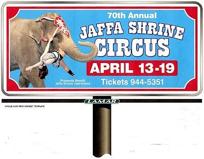 YESTERDAY'S TOWNS: ~~JAFFA TEMPLE SHRINE CIRCUS~ALTOONA, PA~~