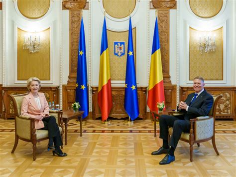 Klaus Iohannis A Primit O La Palatul Cotroceni Pe Ursula Von Der Leyen