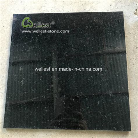 Chinese Polished Black Diamond Granite Tile For Flooring And Walling