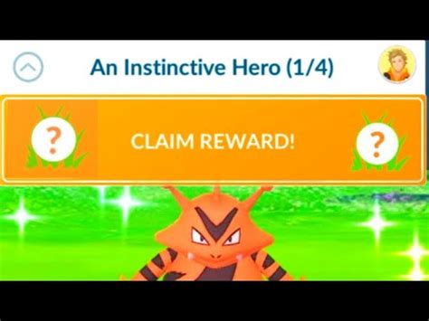 Speedrunning An Instinctive Hero Special Research Pokemongo YouTube