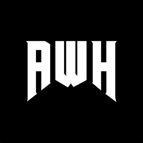 awh technology logo vectors illustrations