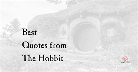 Great Quotes from The Hobbit