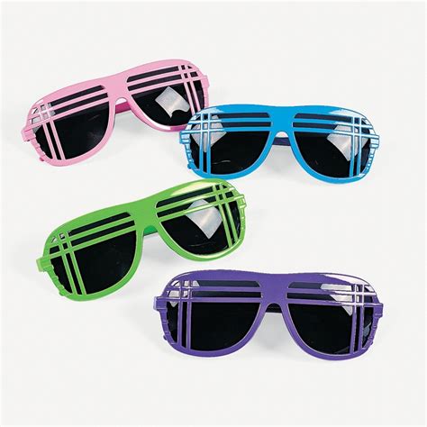 80s Neon Sunglasses 12 Pc Neon Sunglasses Novelty Sunglasses 80s Fashion