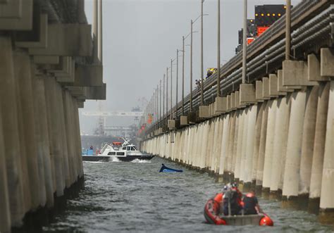 Driver Of Tractor Trailer That Went Off Side Of Chesapeake Bay Bridge Tunnel Likely Found In