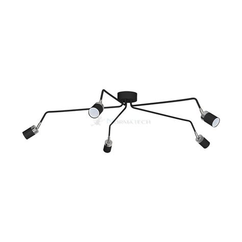 Lampa sufitowa wisząca natynkowa JOKER BLACK CHROME 5xGU10 MLP1341