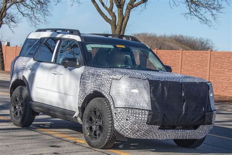 2025 Ford Bronco Sport Prototypes Flaunt Larger Touchscreen 360 Degree Camera System