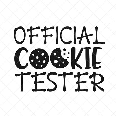 Official Cookie Tester Svg Christmas Svg Holiday Svg Png Eps Dxf