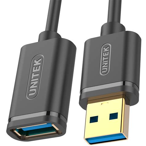 Unitek Wtyczka Prosta Usb A Usb A M Czarny Y C Gbk Kabel Usb