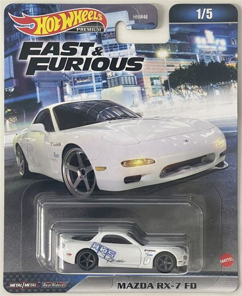 Hot Wheels Premium Fast Furious Madza Rx Fd Hks