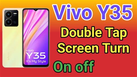 Vivo Y Double Tap On Off Screen Kaise Kare How To Double Tap To