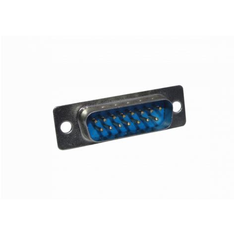 DB15-M Macho DA-15 DB15-Ancho(2-filas) 39mm 15-pin Conector Soldable