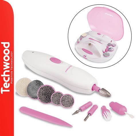 Conjunto de Manicure E Pedicure C 11 Acessórios TECHWOOD Techwood