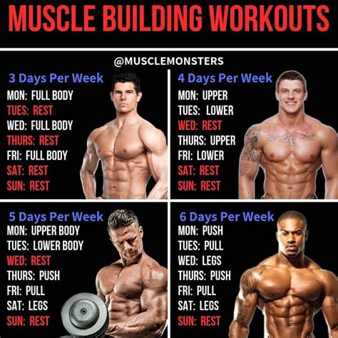 8 Powerful Muscle Building Gym Training Splits Best