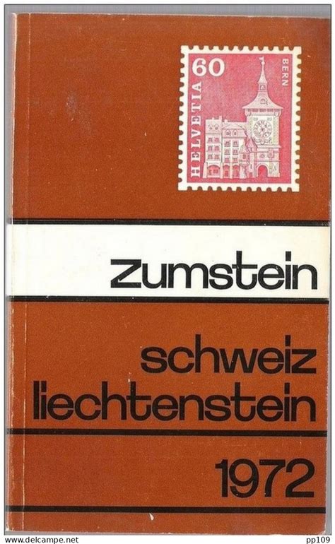 Suisse Zumstein Catalogue Schweiz Liechtenstein Suisse