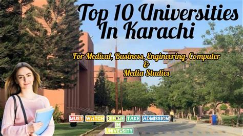 Top 10 Universities In Karachi Best Universities For Medical Business