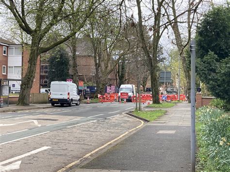 Crofts Bank Road Urmston Road Closed For A Few Days Due T Flickr