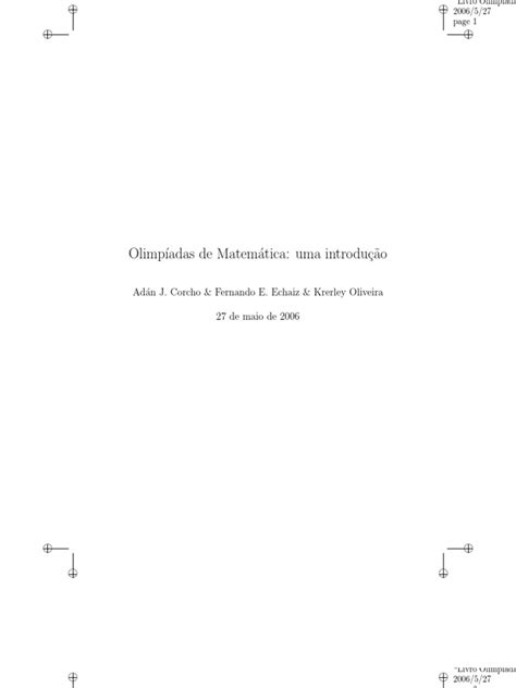 Pdf Livro Olimpiada Oficial Dokumen Tips