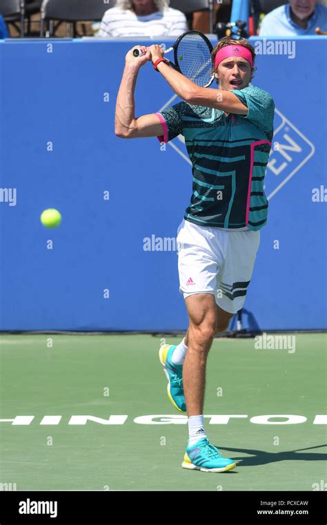 Alexander Zverev Backhand High Resolution Stock Photography and Images ...