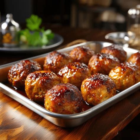 Premium Photo | Boulette de Viande Traditional French meatballs French ...