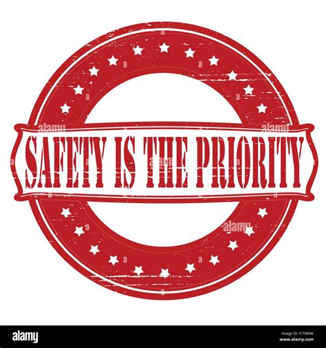 Safety Is The Priority Stock Vector Image And Art Alamy