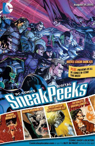 Dc Comics Digital Sneak Peeks 82113 Dc Digital Comics