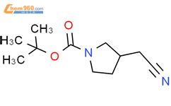 3 氰基甲基吡咯烷 1 羧酸丁酯 3 CYANOMETHYL PYRROLIDINE 1 CARBOXYLIC ACID TERT BUTYL