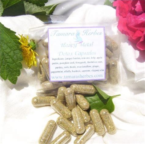 Heavy Metal Detox Herbal Capsules Or Extract Etsy Metal Detox Heavy Metal Detox Herbal Detox