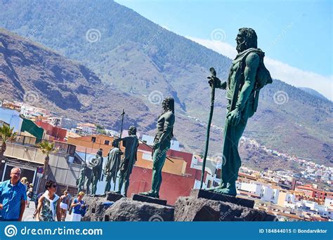 Candelaria Tenerife Canary Spain May Statues Of The