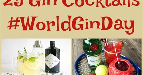 25 Gin Cocktails For World Gin Day Foodie Quine Edible Scottish