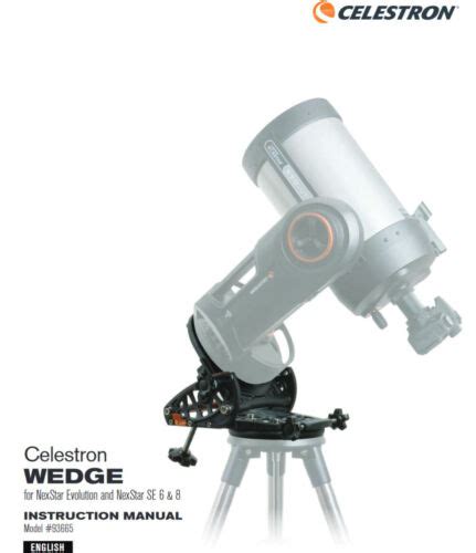 Celestron Equatorial Wedge For Nexstar 68se And Evolution Alt Az Mount