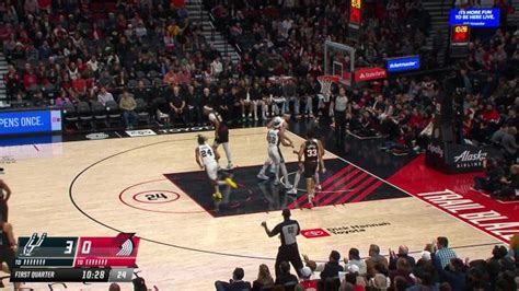 Spurs Vs Trailblazers Game Highlights Yahoo Sports