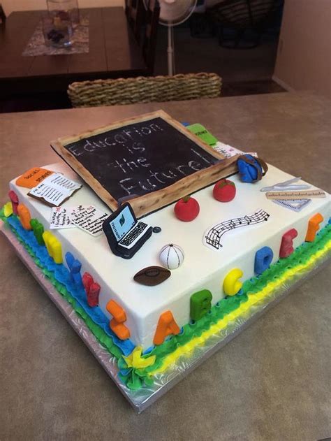 Teacher Cake - Decorated Cake by Sweet Art Cakes - CakesDecor