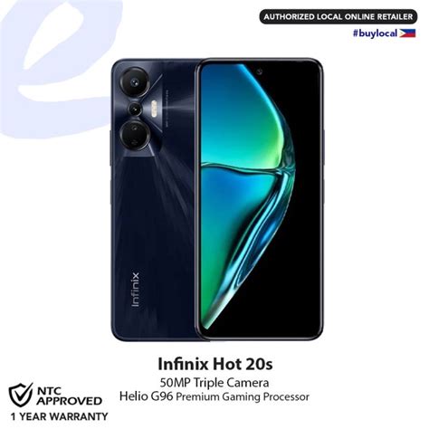 Infinix Hot 20s 678” Fhd Up To 13gb Ram 128gb Rom 50mp Triple Camera