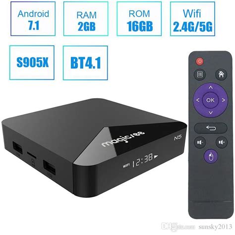 Magicsee N Android Tv Os Tv Box Amlogic S X