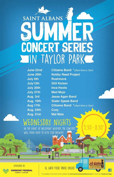 Summer Concert Series In Taylor Park News And Announcements City Of