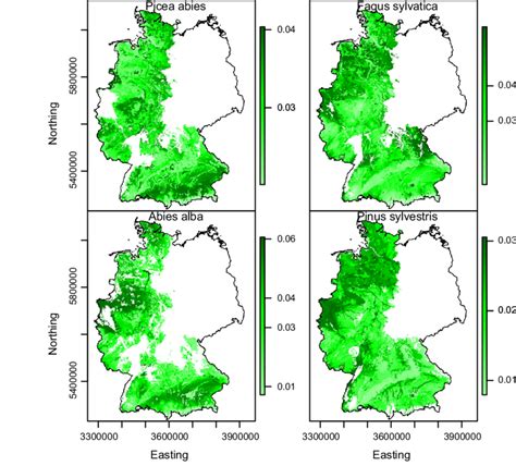 Modelled Tree Growth Relative Basal Area Increment Relbai For